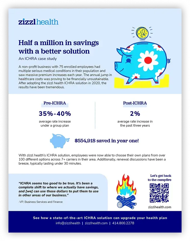 Nonprofit ICHRA case study preview